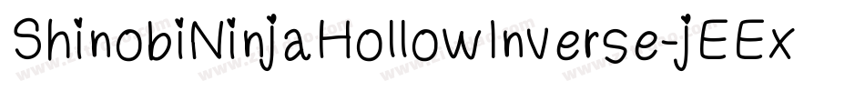 ShinobiNinjaHollowInverse-jEEx9字体转换