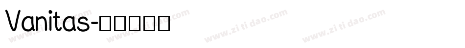 Vanitas字体转换