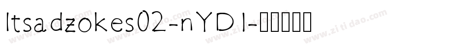 Itsadzokes02-nYD1字体转换