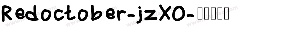 Redoctober-jzXO字体转换