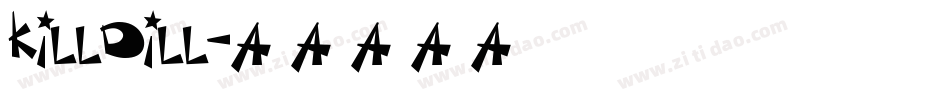 KillDill字体转换