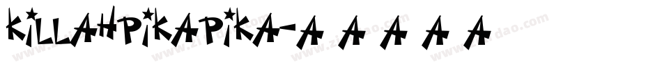 KillahPikaPika字体转换