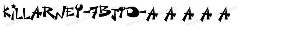 Killarney-7Bj9D字体转换