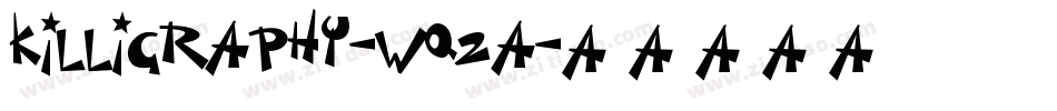 Killigraphy-Wq2A字体转换