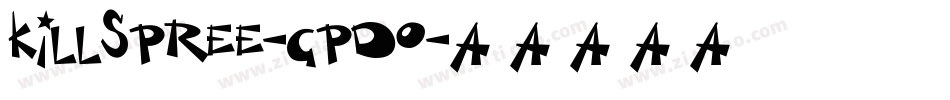 Killspree-GpDO字体转换
