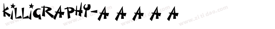killigraphy字体转换