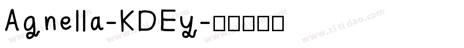 Agnella-KDEy字体转换