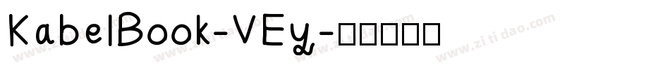 KabelBook-VEy字体转换
