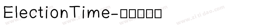 ElectionTime字体转换