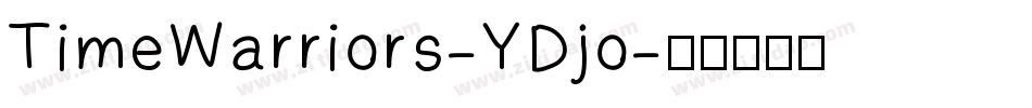 TimeWarriors-YDjo字体转换