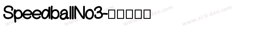 SpeedballNo3字体转换