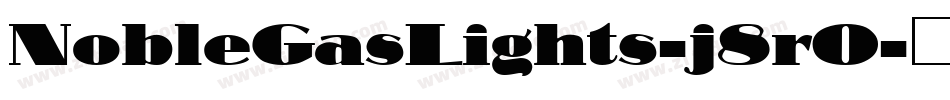 NobleGasLights-j8rO字体转换