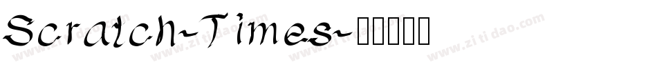 Scratch-Times字体转换