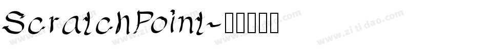 ScratchPoint字体转换