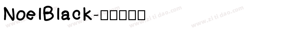 NoelBlack字体转换