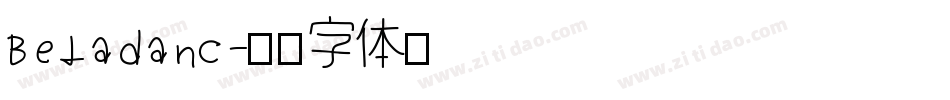 Betadanc字体转换