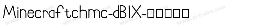 Minecraftchmc-dBlX字体转换