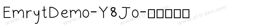 EmrytDemo-Y8Jo字体转换