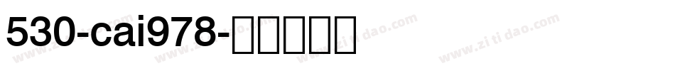 530-cai978字体转换