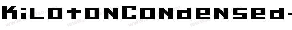 KilotonCondensed-478l字体转换