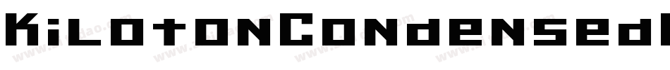 KilotonCondensedItalic-eell字体转换