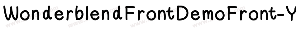 WonderblendFrontDemoFront-YzXE2字体转换