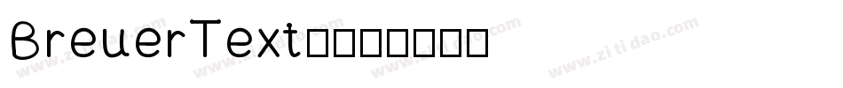BreuerText-字体转换