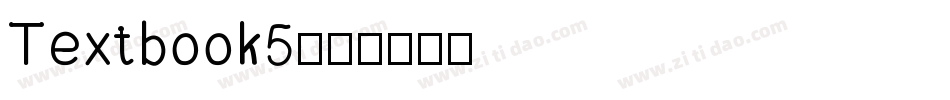 Textbook5字体转换