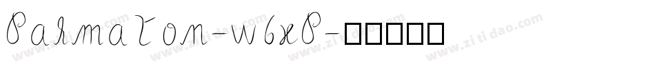 Palmaton-w6xP字体转换