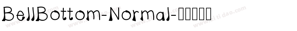 BellBottom-Normal字体转换