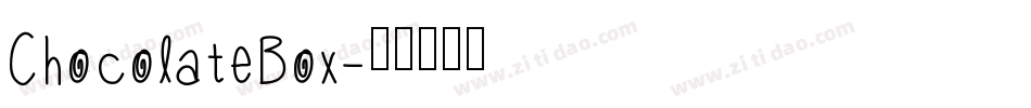 ChocolateBox字体转换