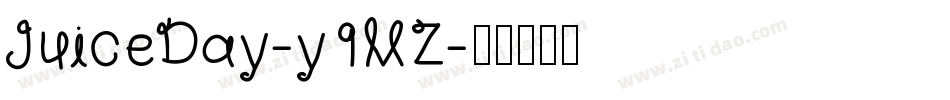JuiceDay-y9MZ字体转换