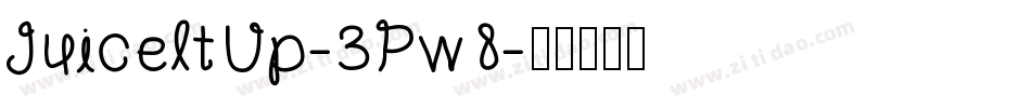 JuiceItUp-3Pw8字体转换
