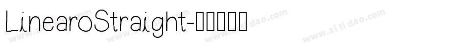 LinearoStraight字体转换