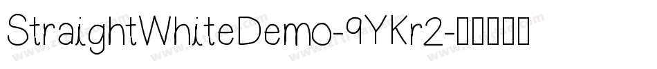 StraightWhiteDemo-9YKr2字体转换