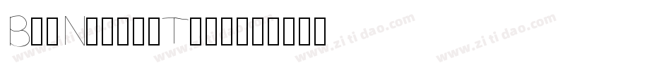 BigNoodleTitl字体转换