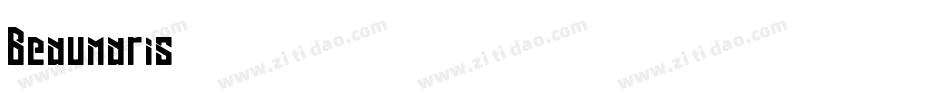 Beaumaris字体转换
