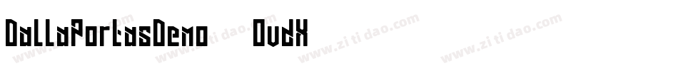 DallaPortasDemo-2OvdX字体转换