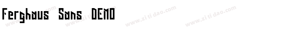 Ferghaus-Sans-DEMO-2字体转换
