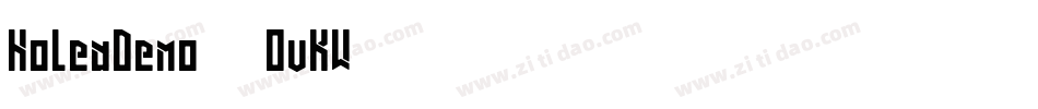 HoleaDemo-2OvKW字体转换