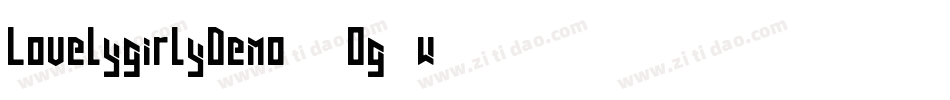 LovelygirlyDemo-2Og0w字体转换