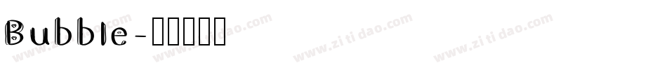 Bubble字体转换