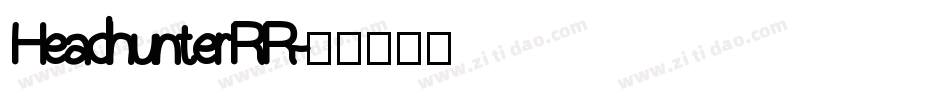 HeadhunterRR字体转换