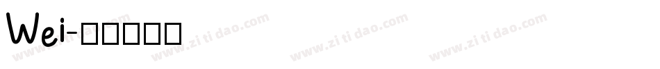 Wei字体转换
