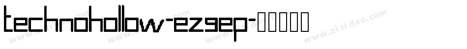 TechnoHollow-eZ9Ep字体转换