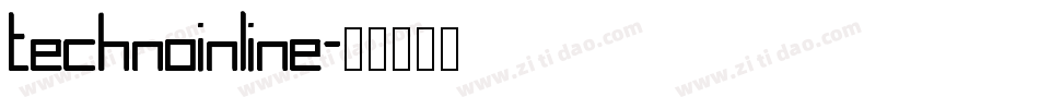 TechnoInline字体转换