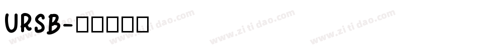 URSB字体转换