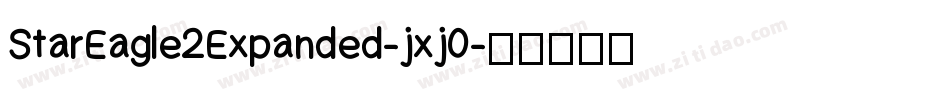 StarEagle2Expanded-jxj0字体转换