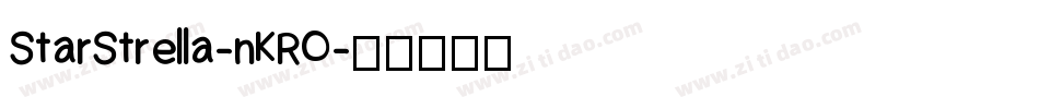 StarStrella-nKRO字体转换