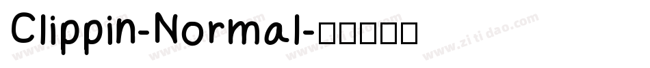 Clippin-Normal字体转换